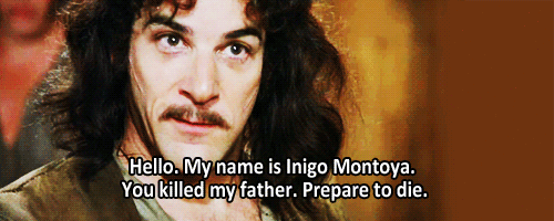 inigo montoya 20th century fox die princess bride.gif
