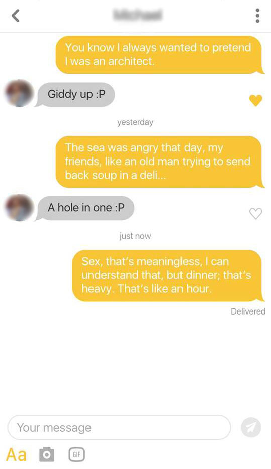 best first lines for dating app