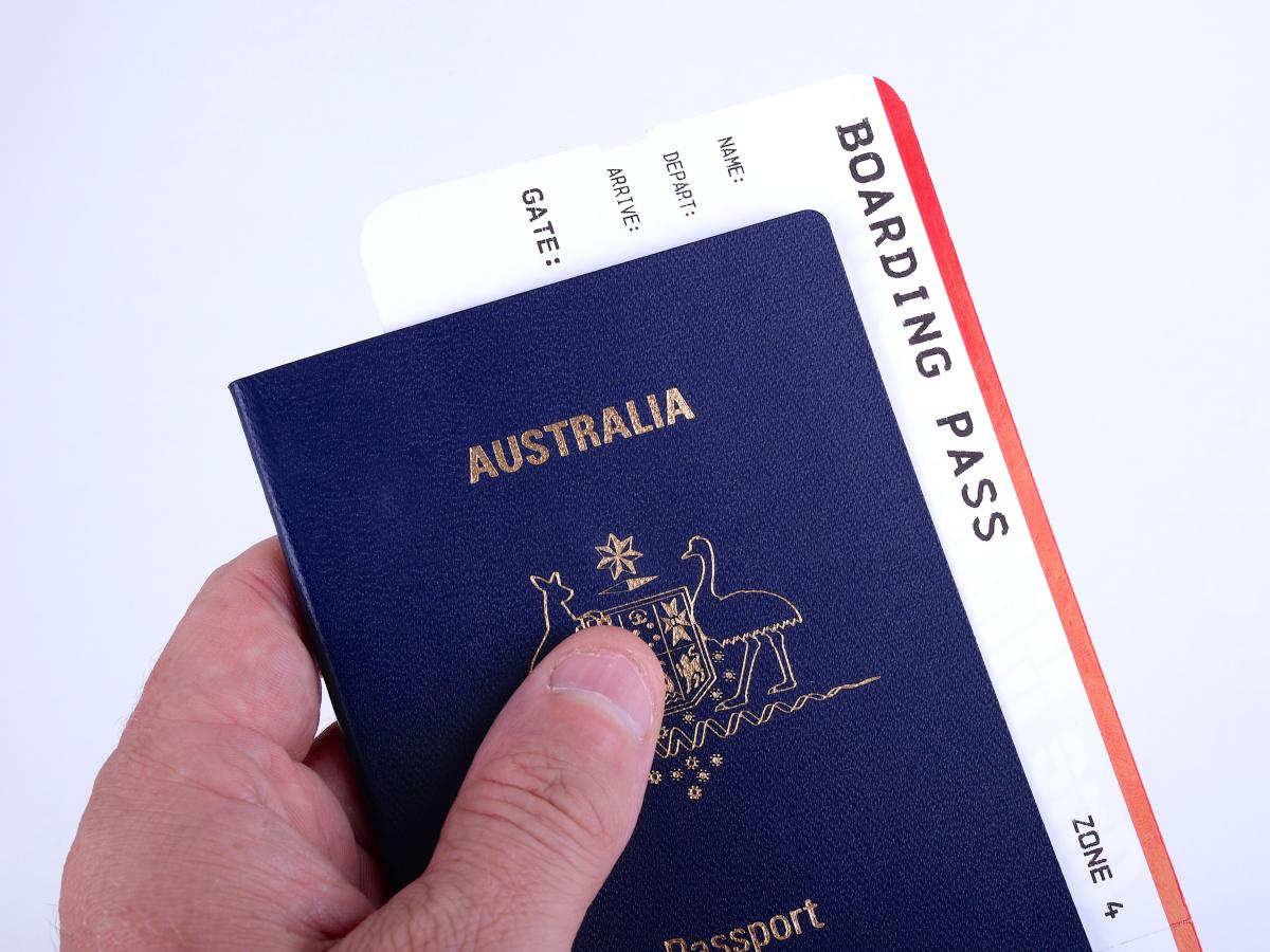 australian passport to visit usa