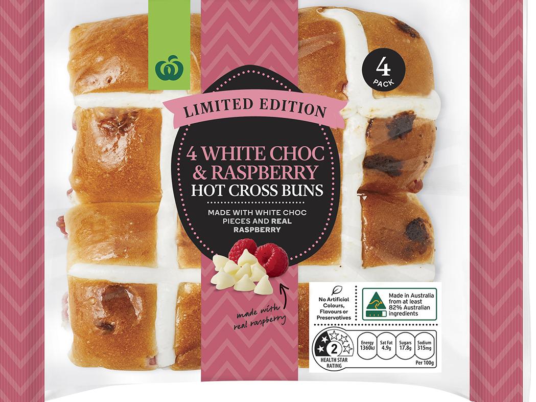 Woolies just launched dessert flavoured Hot Cross Buns and we can't