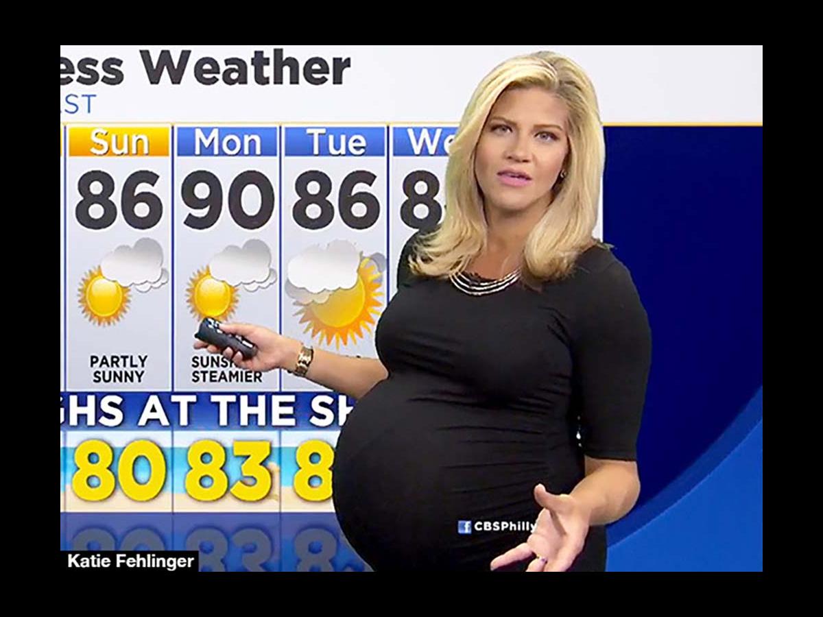 who is the pregnant woman on the weather channel.