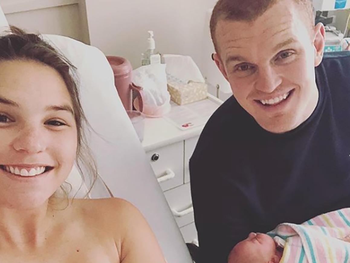 BREAKING Alex McKinnon and partner Teigan first child Nova 969 BREAKING Alex McKinnon and partner Teigan first child Nova 969