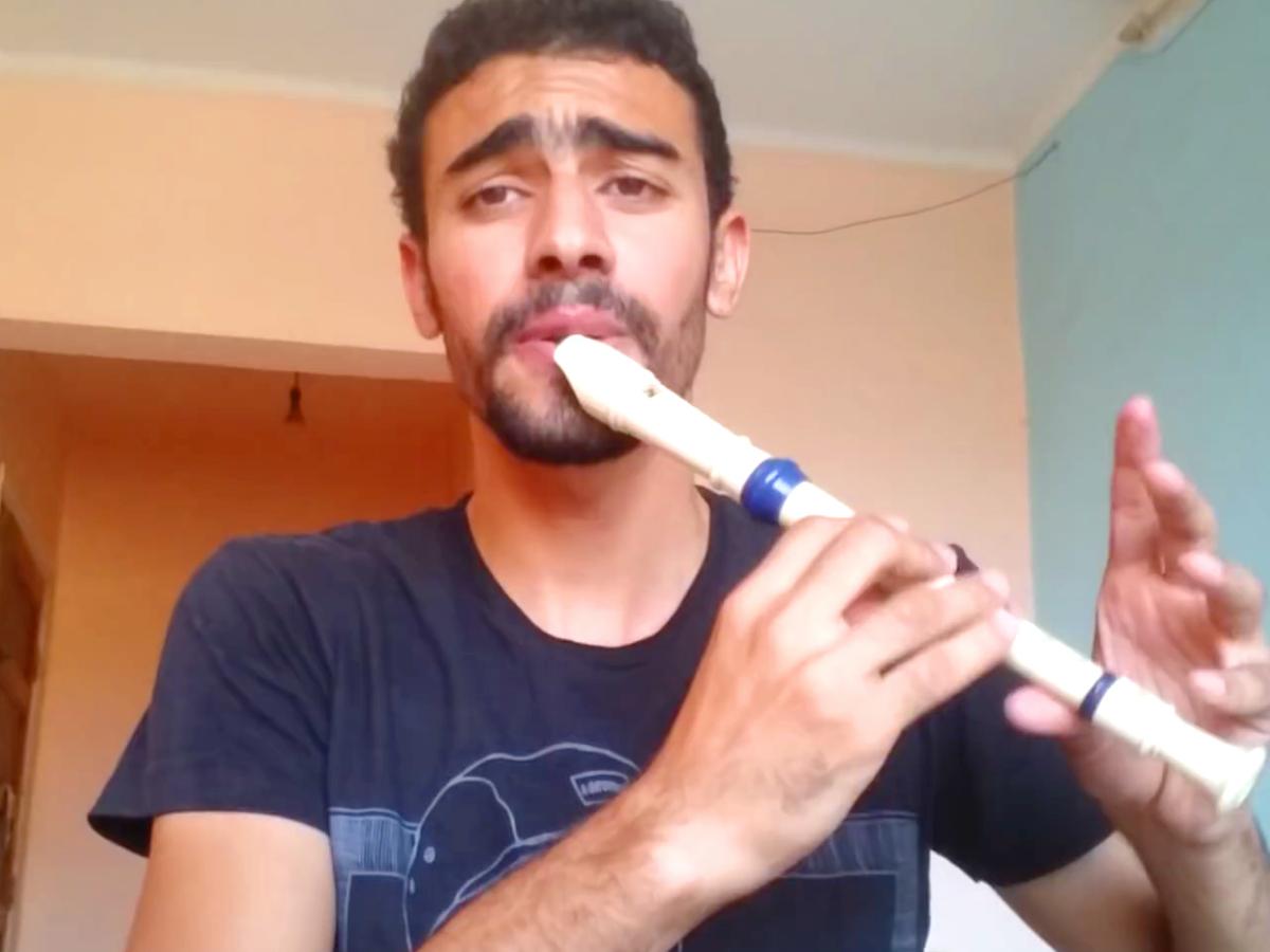 This guy plays the recorder differently to everyone else Nova 969