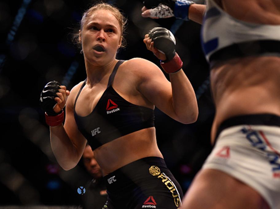 Ronda Rousey’s transformation from MMA fighter to beautiful bride ...