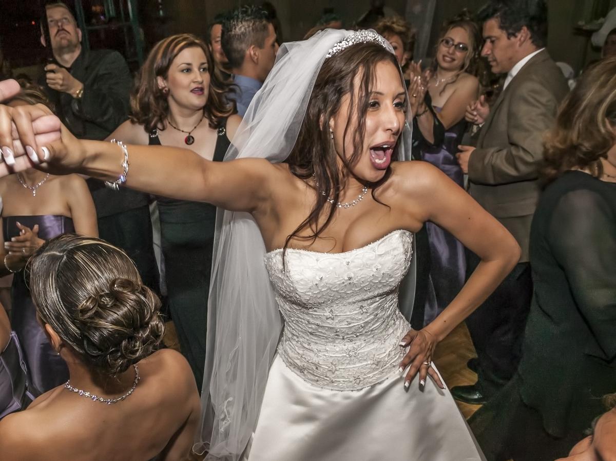 These wedding guests were asked to pay 100 for their meal