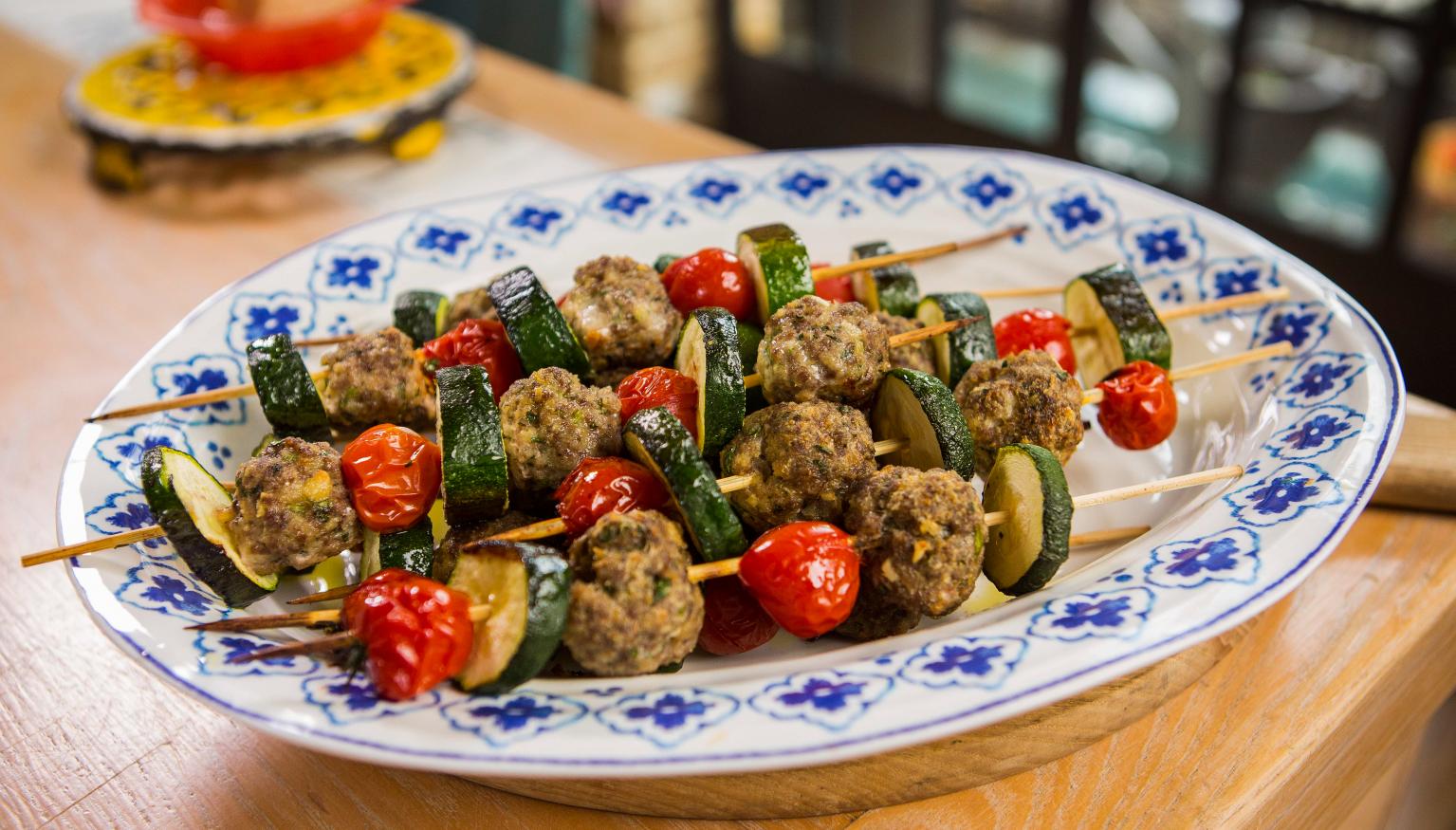 RECIPE Michela Chiappa's meatball skewers smooth