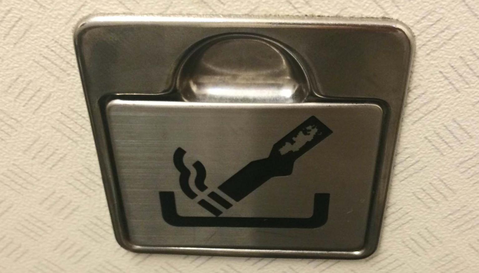 Why do they still have ashtrays on aeroplanes? Nova 100