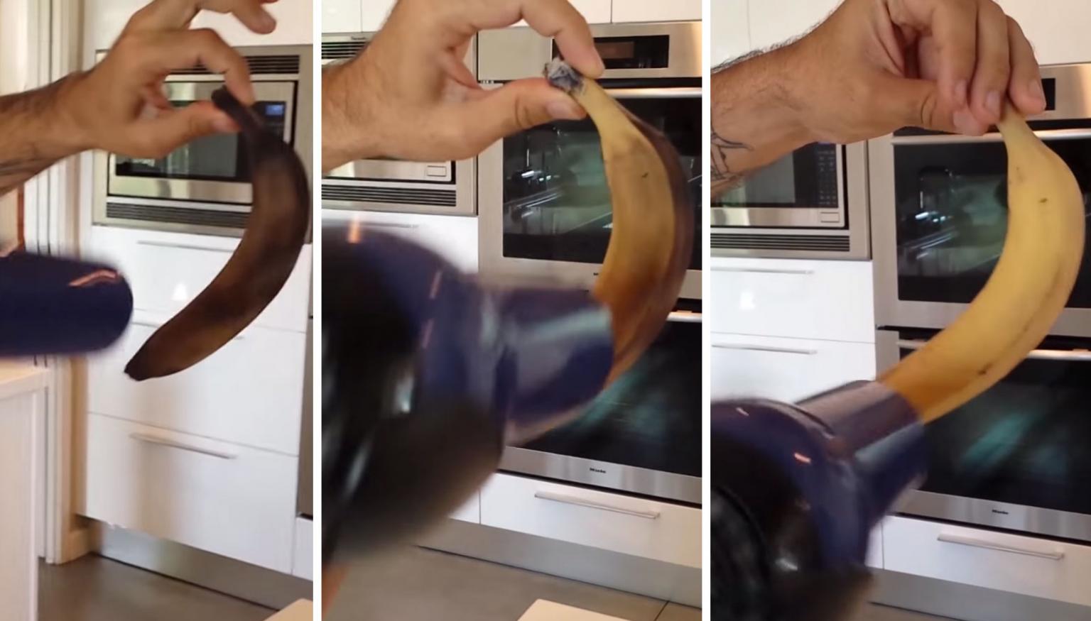 Weird trick turns dead bananas yellow again FIVEaa