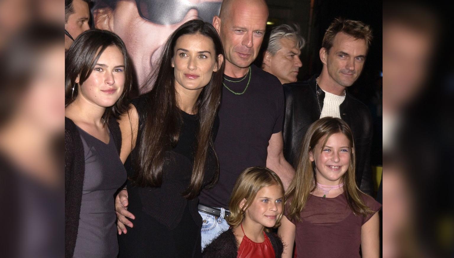 Bruce Willis and Demi Moore reunite with whole family for daughter ...