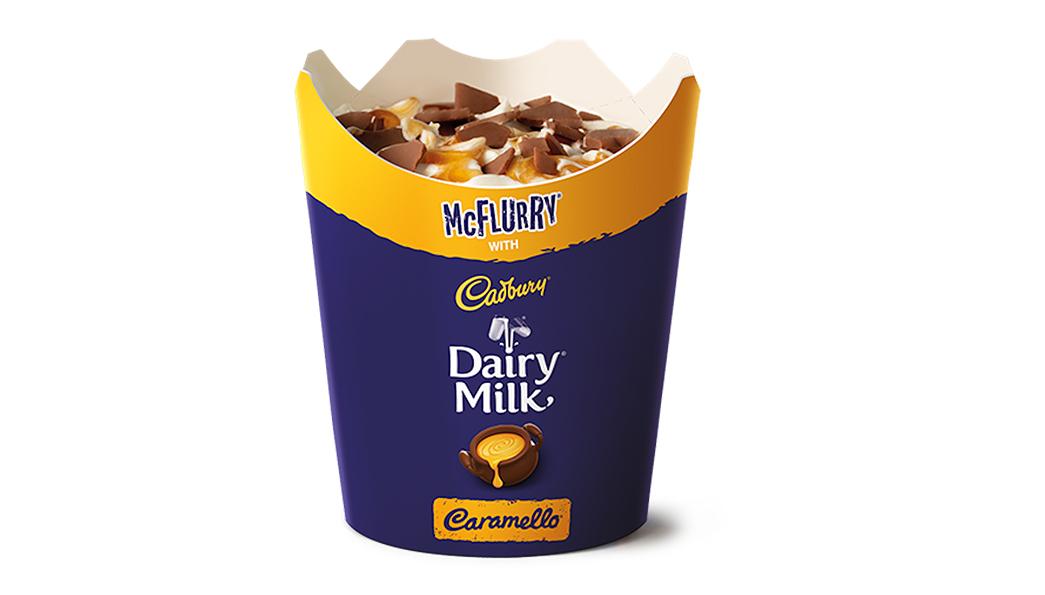Maccas Launch Dairy Milk Caramello McFlurry And We're Not Worthy Nova 969