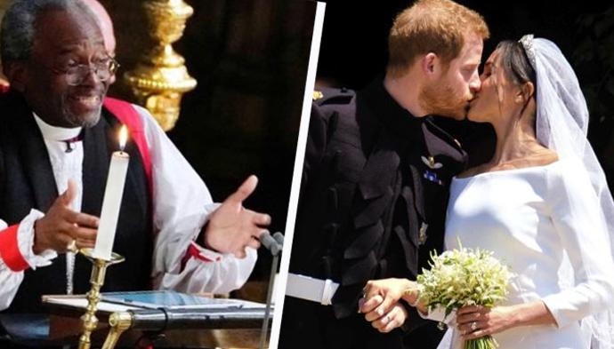 Image for the royal wedding prince harry meghan markle bishop curry