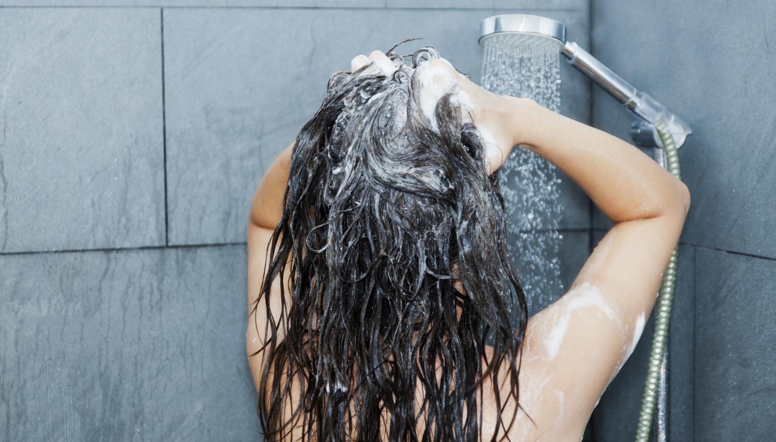 Washing Hair Irregularly