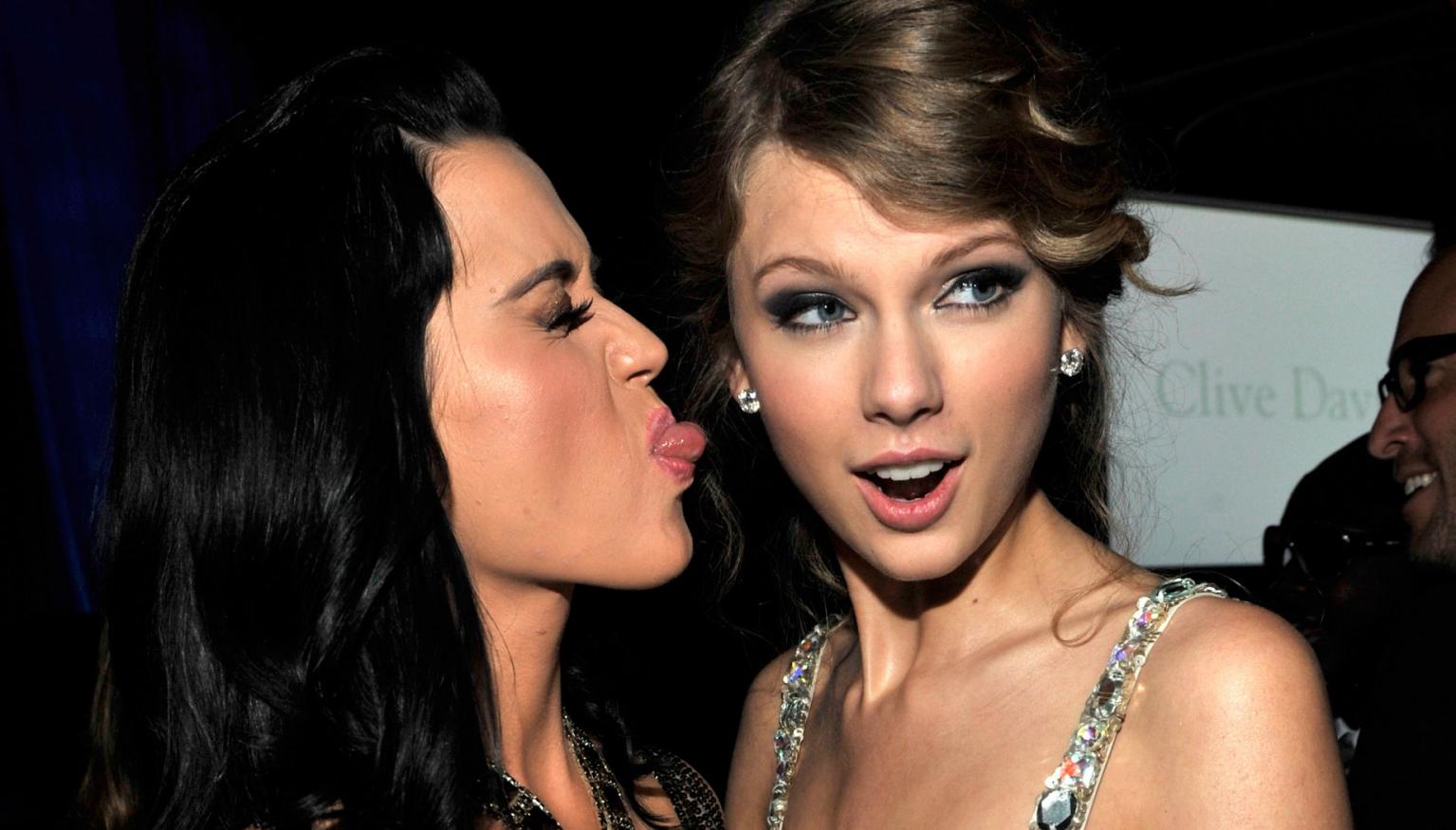 Katy Perry jumps in the ring with Taylor Swift and Nicki Minaj on