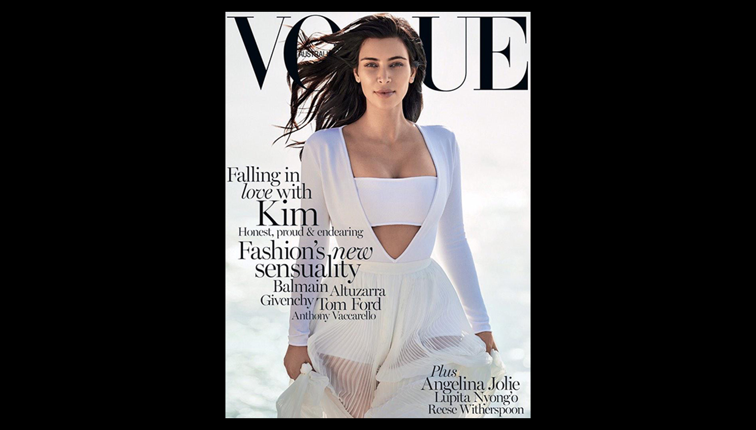 Kim Kardashian On The Cover Of Vogue Australia Nova 100 5157