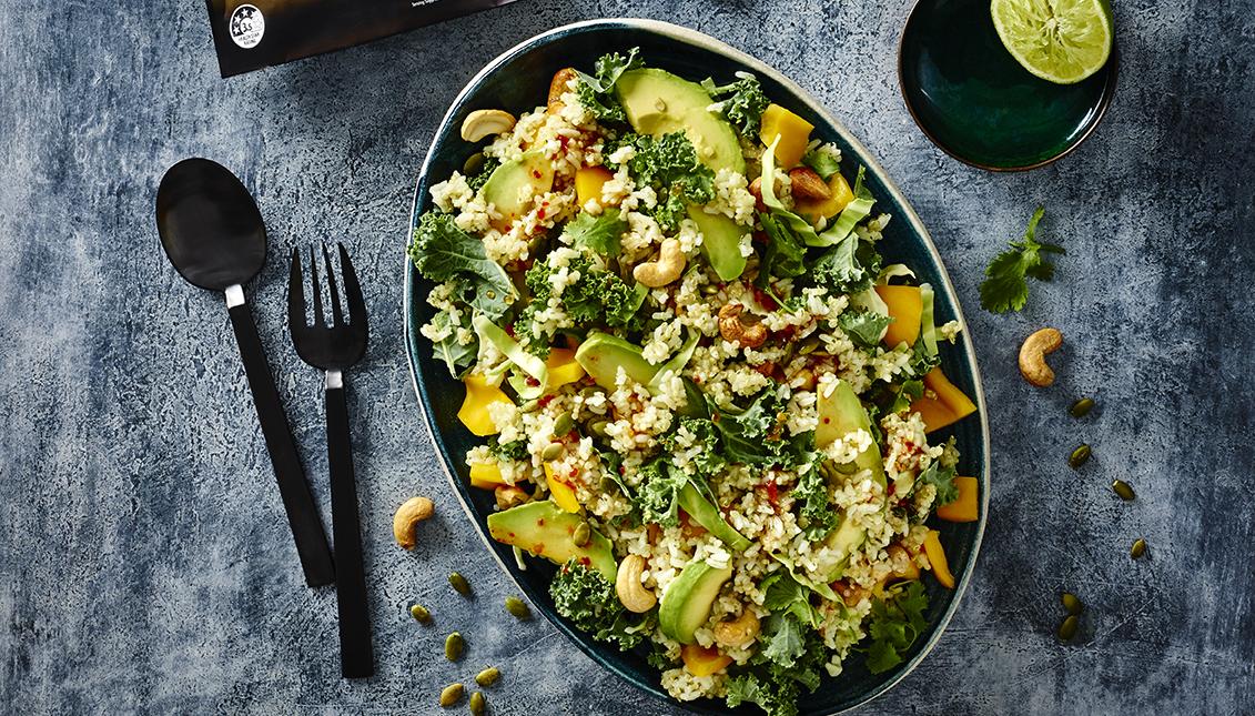 RECIPE Coconut rice and quinoa salad smooth