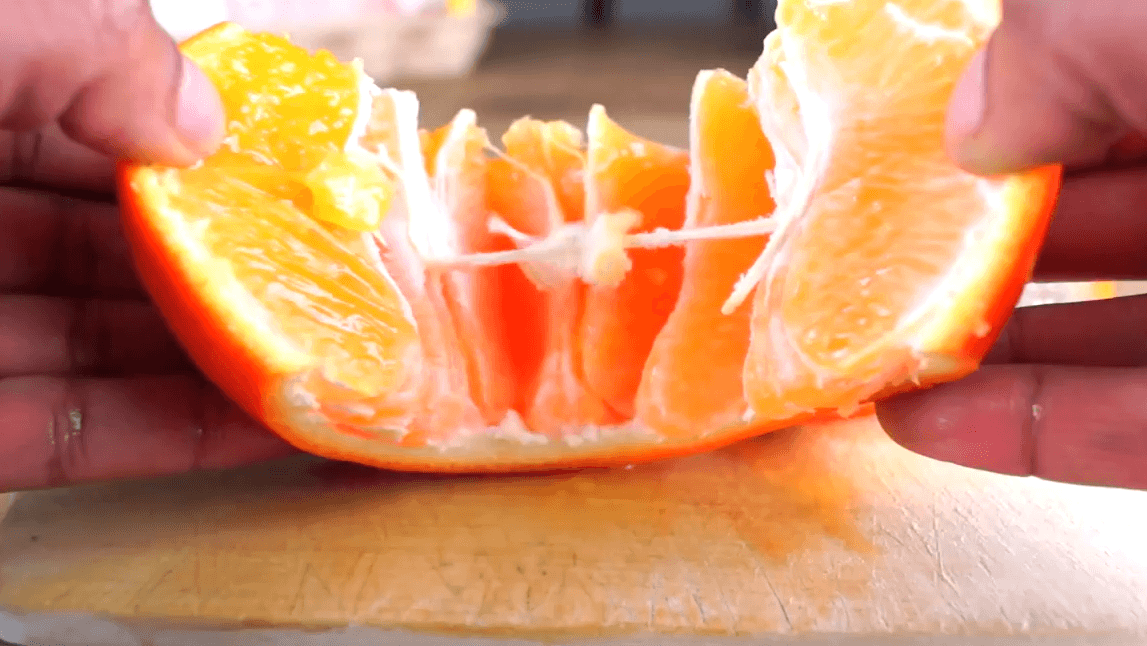 Peeling oranges You've been doing it wrong