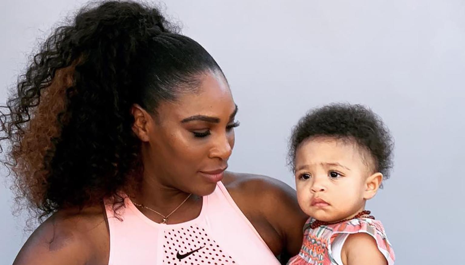 Serena Williams' daughter Olympia did the cutest thing ...