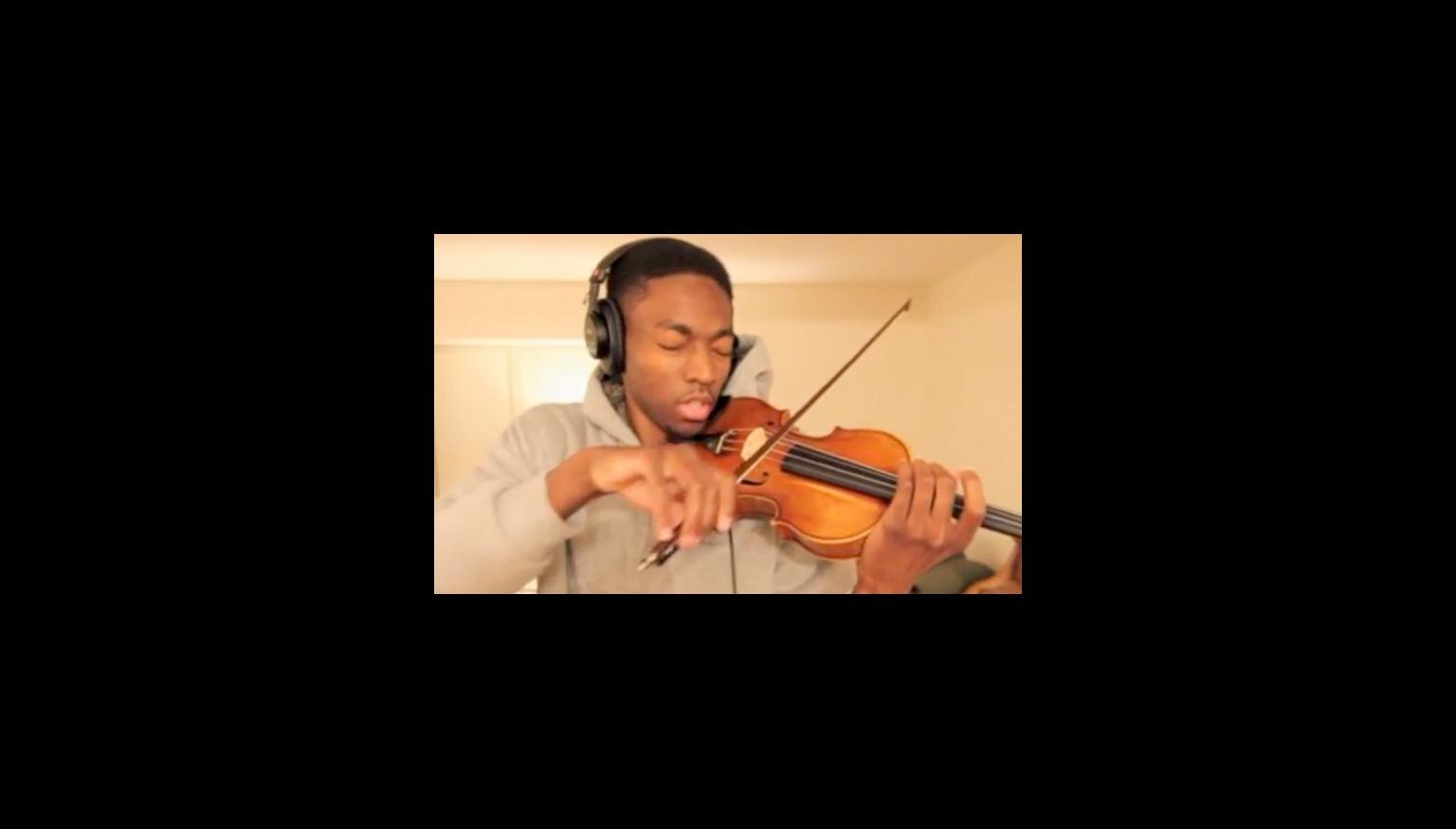 Guy performs awesome violin covers of pop songs smooth