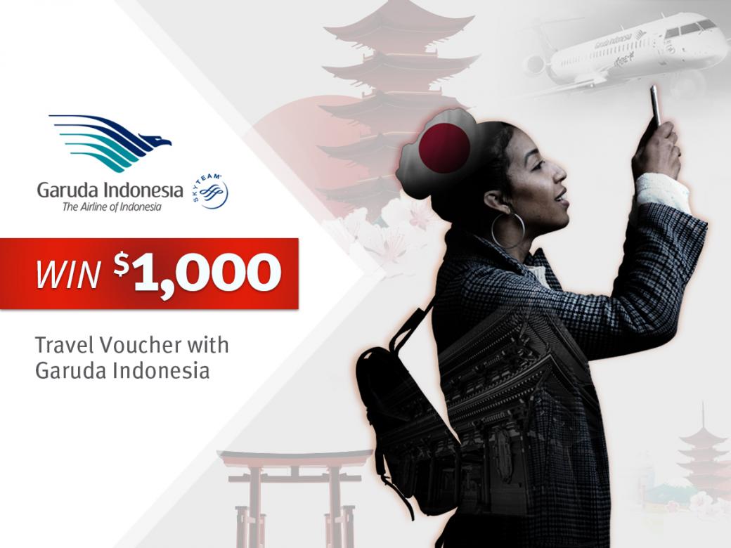 Win $1,000 Travel Voucher With Garuda Indonesia