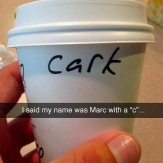 Image result for cark on coffee cup