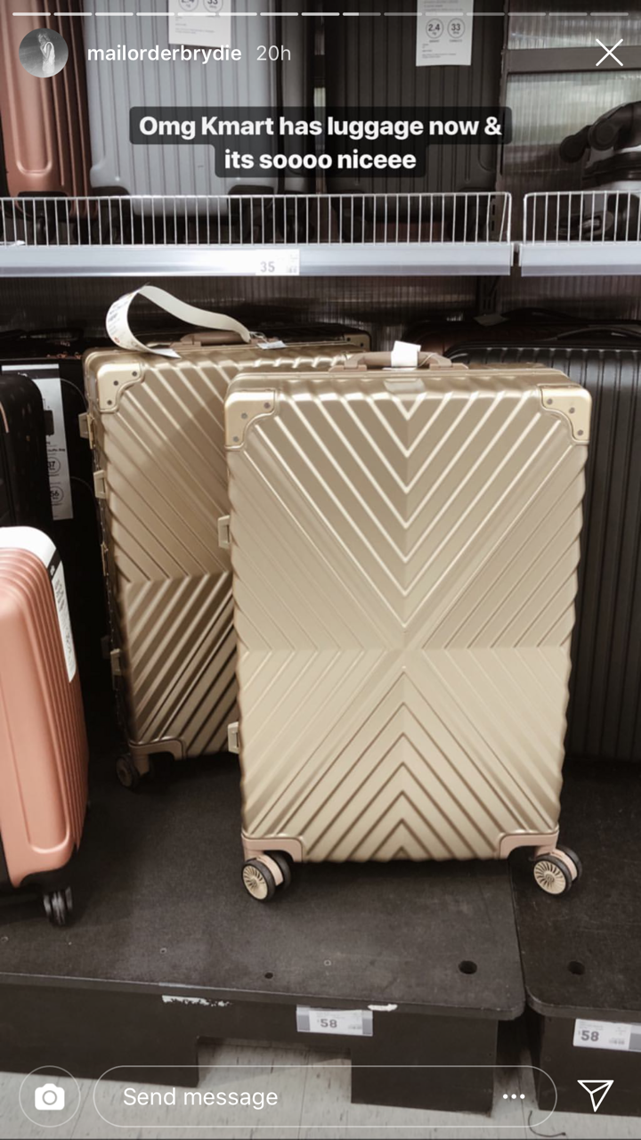 kmart luggage sale