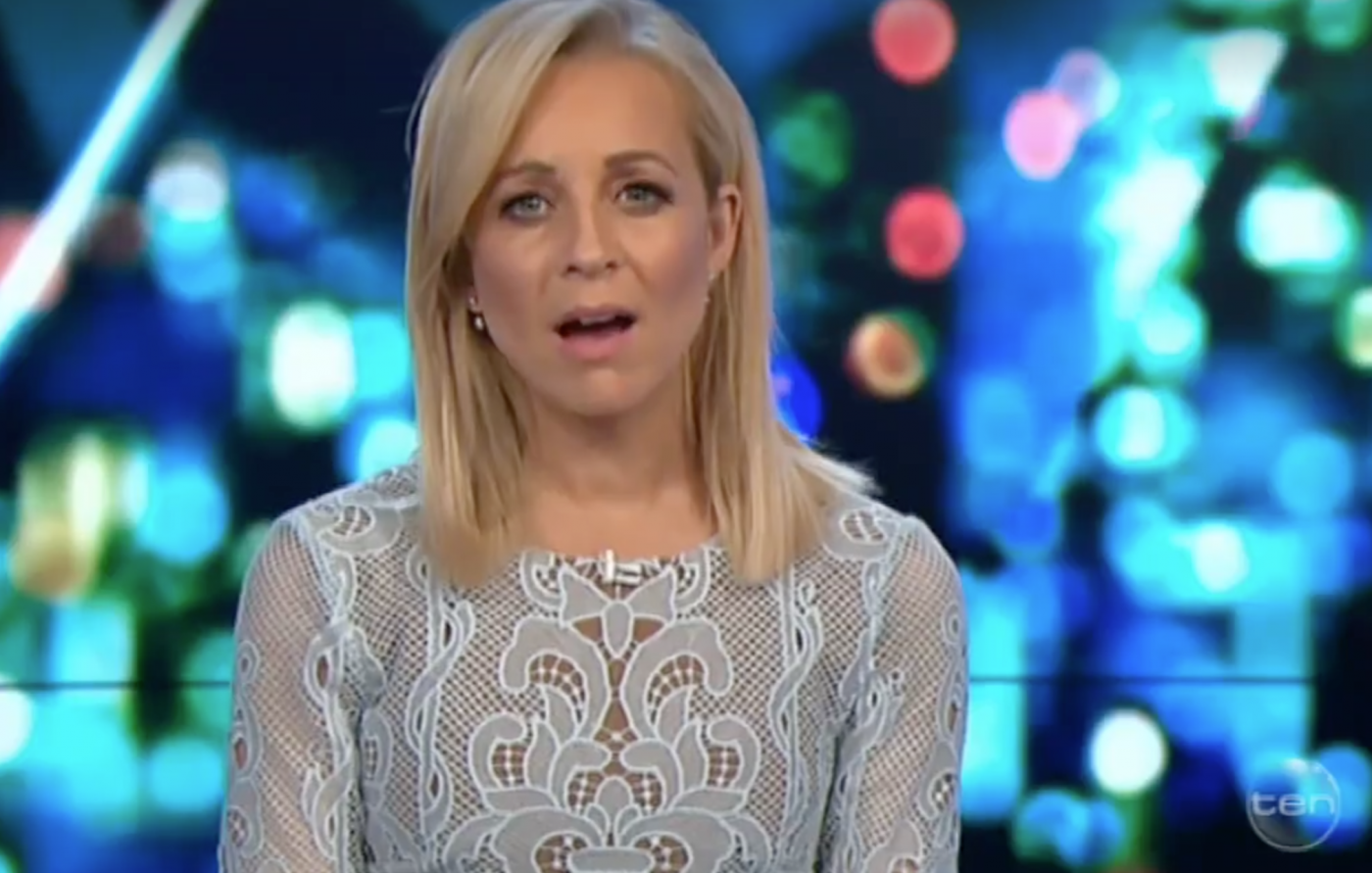 Everybody is talking about the fact that Carrie Bickmore ...