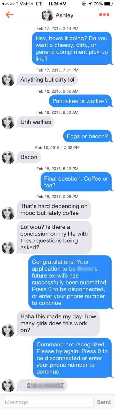 10 Funny Tinder Pick-Up Lines and Jokes You Should Definitely Try